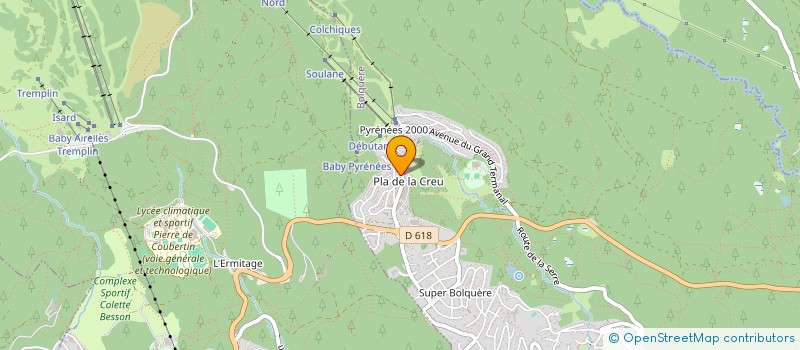 localisation de l'entreprise FONT ROMEU LOISIRS à BOLQUERE