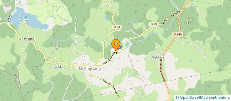 localisation de l'entreprise FONT SOUBRANNE  LE CHASTANG