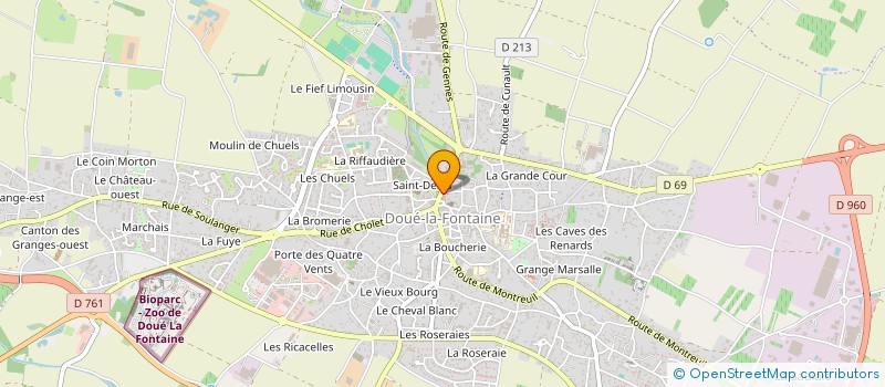 localisation de l'entreprise FONTADEL  DOUE-EN-ANJOU