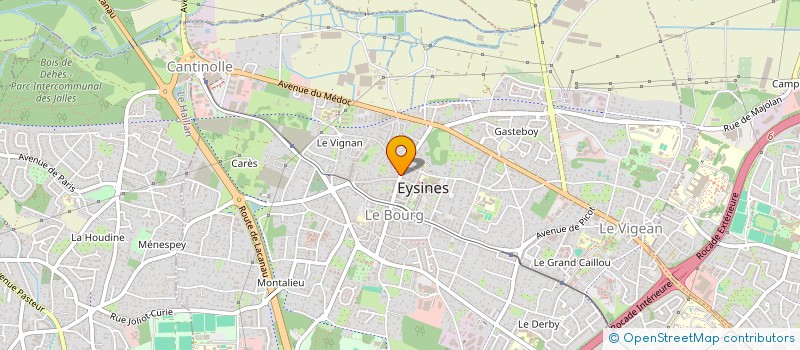 localisation de l'entreprise FONTAGNOL  EYSINES