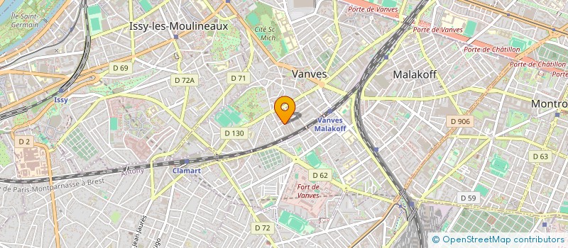localisation de l'entreprise FONTAINCO à VANVES