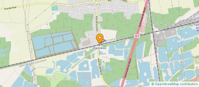 localisation de l'entreprise FONTAINE  CHEVRIERES