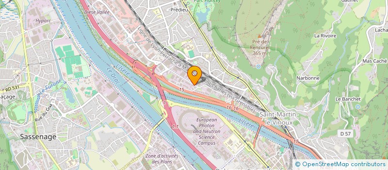 localisation de l'entreprise FONTAINE 43  SAINT-MARTIN-LE-VINOUX