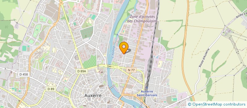 localisation de l'entreprise FONTAINE à AUXERRE