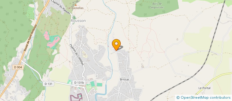 localisation de l'entreprise FONTAINE  ROUSSON