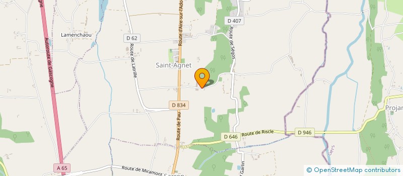 localisation de l'entreprise FONTAINE  SAINT-AGNET