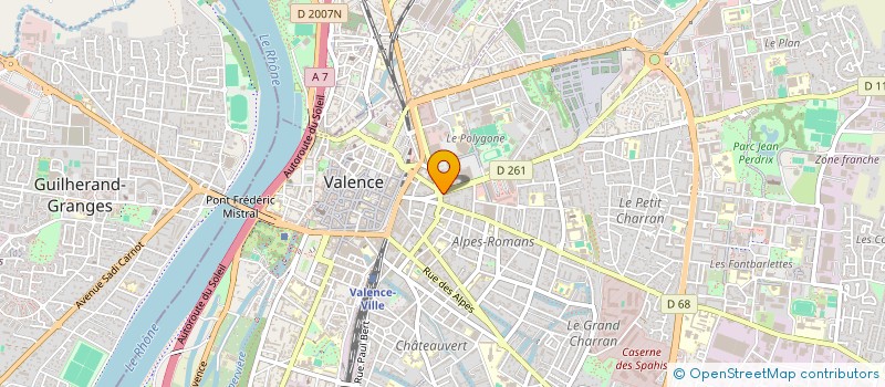 localisation de l'entreprise FONTAINE  VALENCE