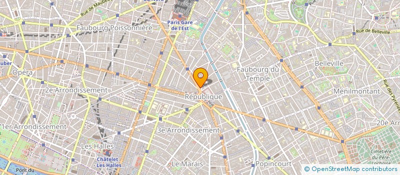 localisation de l'entreprise FONTAINE  PARIS