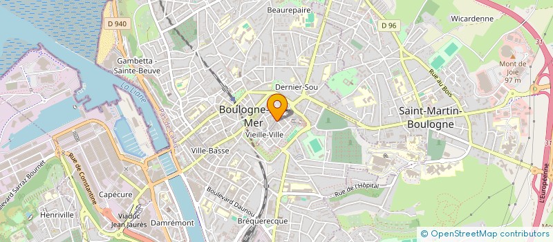 localisation de l'entreprise FONTAINE à BOULOGNE-SUR-MER