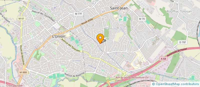 localisation de l'entreprise FONTAINE A EAU 31  SAINT-JEAN