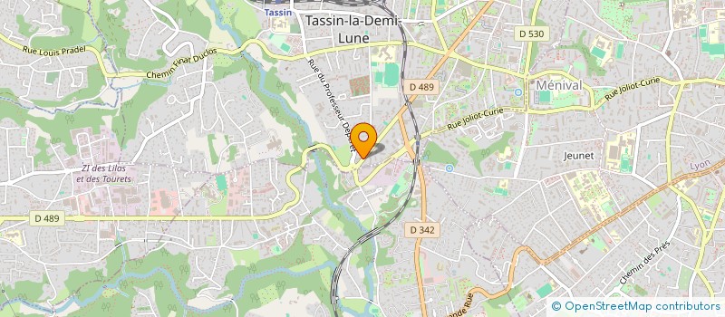 localisation de l'entreprise FONTAINE ALAI  TASSIN-LA-DEMI-LUNE