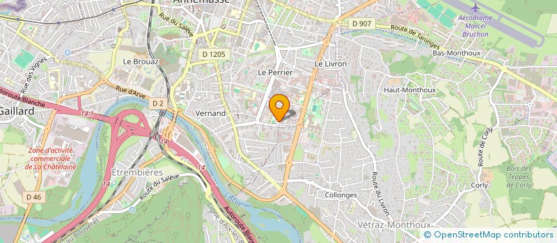 localisation de l'entreprise FONTAINE ANIMATION à ANNEMASSE