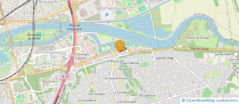 localisation de l'entreprise FONTAINE AUX BRETONS  CHAMBRAY-LES-TOURS