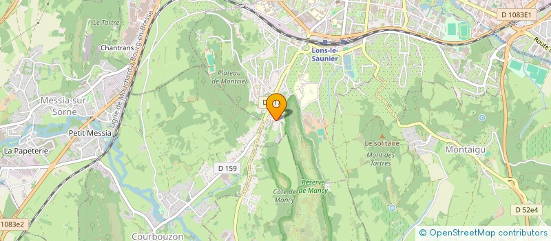 localisation de l'entreprise FONTAINE AUX DAIMS  LONS-LE-SAUNIER