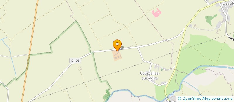 localisation de l'entreprise FONTAINE CHAPELET  COURCELLES-SUR-VOIRE