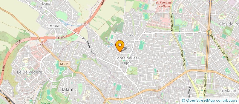 localisation de l'entreprise FONTAINE CONSEILS ET PATRIMOINE  FONTAINE-LES-DIJON