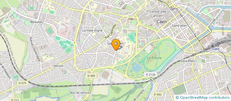 localisation de l'entreprise FONTAINE-CONTENTIN à CAEN