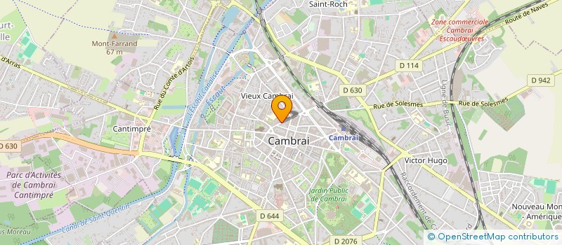 localisation de l'entreprise FONTAINE CONTINUATION DD à CAMBRAI