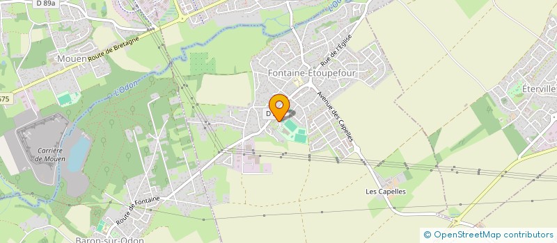 localisation de l'entreprise FONTAINE CULTURES ET PARTAGE  FONTAINE-ETOUPEFOUR