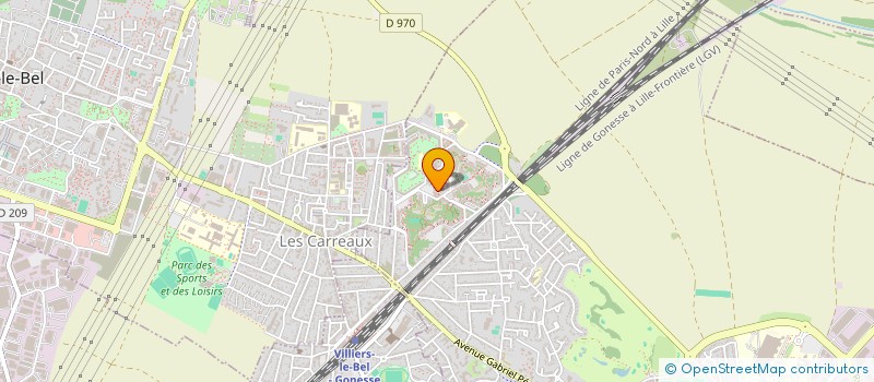 localisation de l'entreprise FONTAINE D ' ASIE à GONESSE