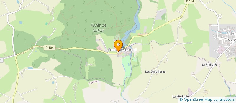 localisation de l'entreprise FONTAINE DANIEL IMMO  SAINT-GEORGES-BUTTAVENT