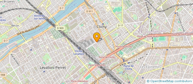 localisation de l'entreprise FONTAINE DE CLICHY à CLICHY