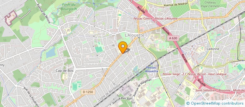 localisation de l'entreprise FONTAINE DE JOUVENCE AUTONOME (FJA) à MERIGNAC