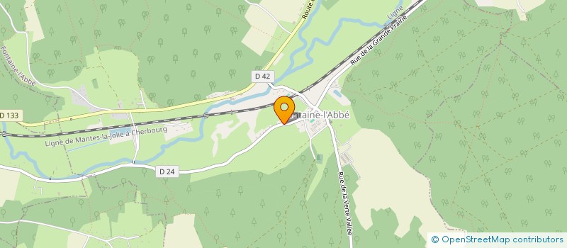 localisation de l'entreprise FONTAINE DE SAVEURS  FONTAINE-L'ABBE