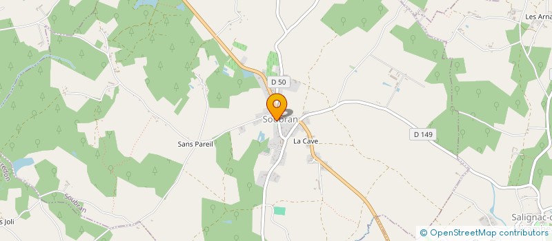 localisation de l'entreprise FONTAINE DU CHATEAU SAUVEGARDE DES SOURCES ET FONTAINES DE SOUBRAN  SOUBRAN