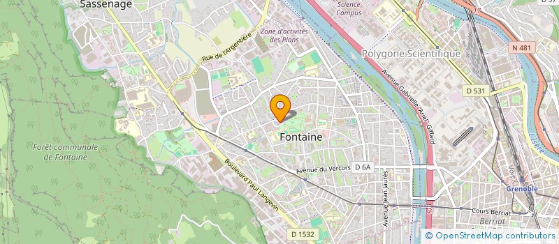 localisation de l'entreprise FONTAINE EDUC TEMPS LIBRE INITIAT VACANC  FONTAINE