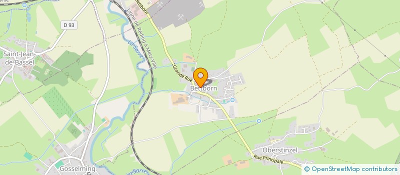 localisation de l'entreprise FONTAINE ENCHANTEE  BETTBORN