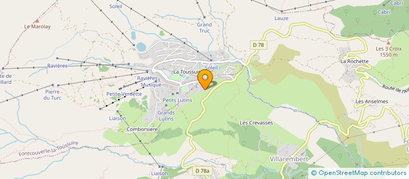 localisation de l'entreprise FONTAINE ET FILS  VILLAREMBERT