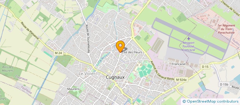 localisation de l'entreprise FONTAINE ET FONTAINE  CUGNAUX