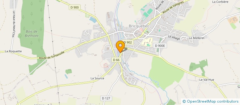 localisation de l'entreprise FONTAINE EXPERTISE DIAGNOSTIC  BRICQUEBEC-EN-COTENTIN