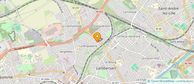 localisation de l'entreprise FONTAINE EXPERTISE PATRIMOINE à LAMBERSART