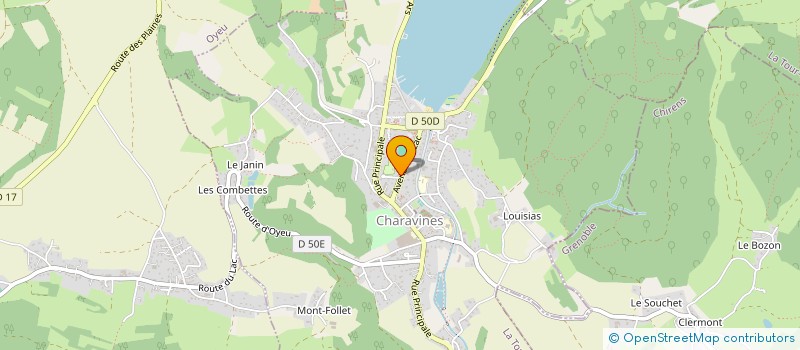 localisation de l'entreprise FONTAINE-GARAND  VILLAGES DU LAC DE PALADRU