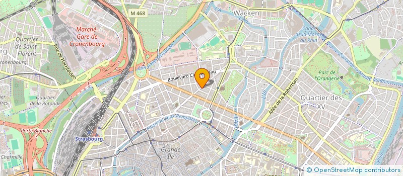 localisation de l'entreprise FONTAINE GESTION  STRASBOURG