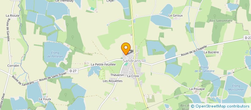 localisation de l'entreprise FONTAINE IMMO  SANDRANS