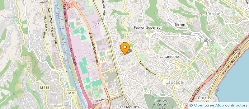 localisation de l'entreprise FONTAINE INDIVISION  NICE