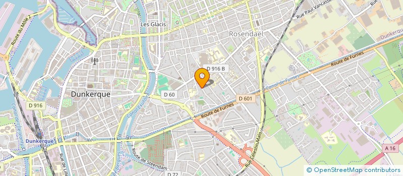localisation de l'entreprise FONTAINE LAC HOTEL à DUNKERQUE