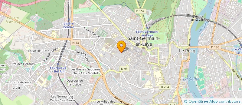 localisation de l'entreprise FONTAINE LAMARCK  SAINT-GERMAIN-EN-LAYE