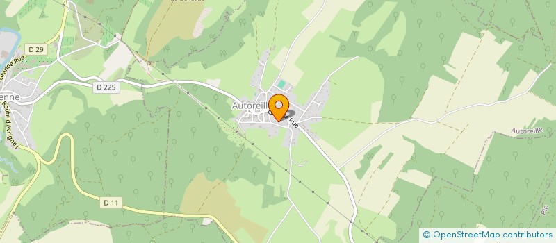 localisation de l'entreprise FONTAINE-LIND  AUTOREILLE