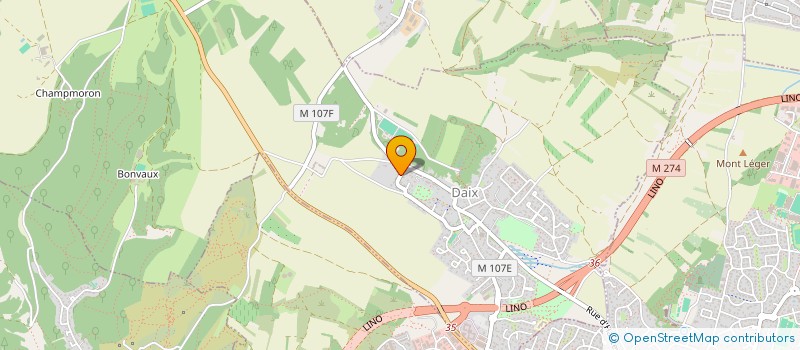 localisation de l'entreprise FONTAINE-OPUS  DAIX