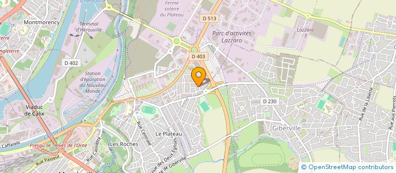 localisation de l'entreprise FONTAINE & PARTENAIRES  MATHIEU