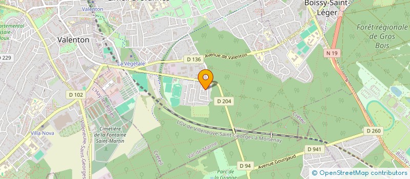 localisation de l'entreprise FONTAINE RENAUD à LIMEIL-BREVANNES