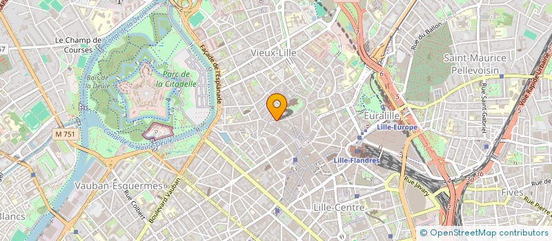 localisation de l'entreprise FONTAINE ROUSSEL & ASSOCIES SOCIETE CIVILE PROFESSIONNELLE TITULAIRE D'UN OFFICE NOTARIAL à LILLE