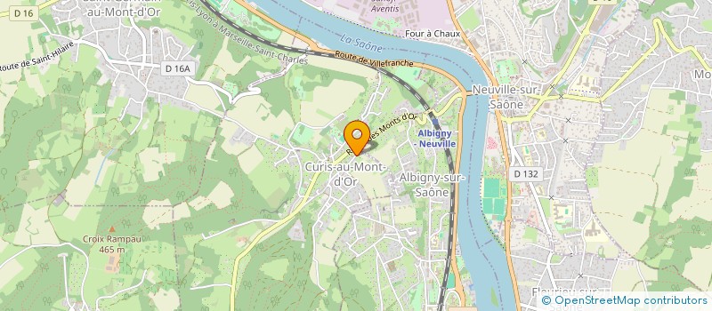 localisation de l'entreprise FONTAINE SCI  CURIS-AU-MONT-D'OR