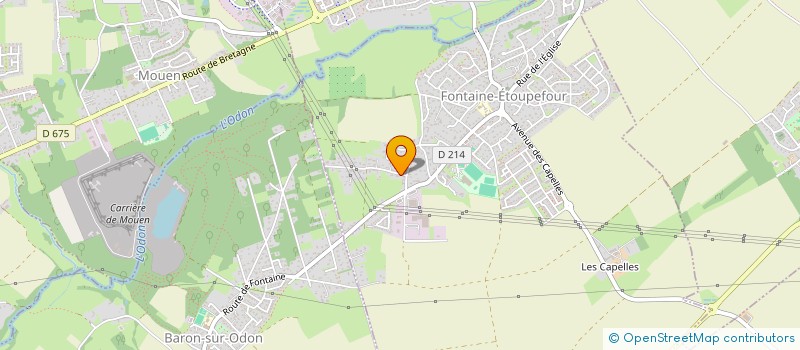 localisation de l'entreprise FONTAINE SERVICE  FONTAINE-ETOUPEFOUR