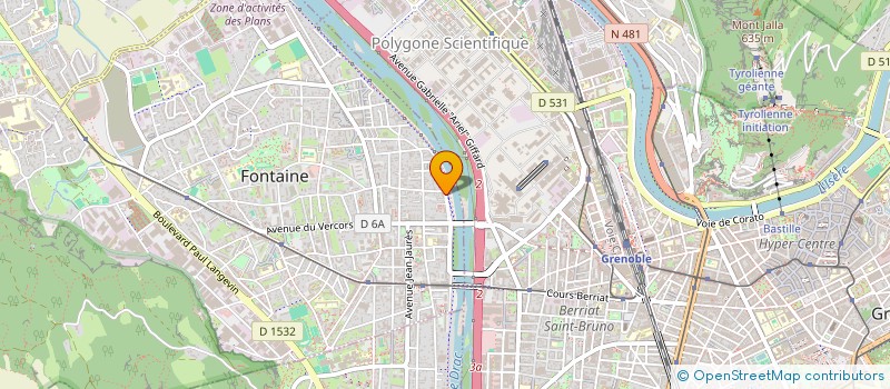 localisation de l'entreprise FONTAINE SOCIAL CLUB  FONTAINE