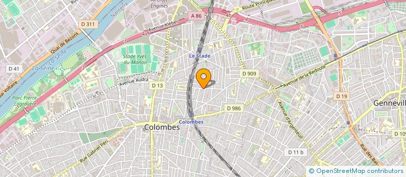 localisation de l'entreprise FONTAINE TANIS  COLOMBES